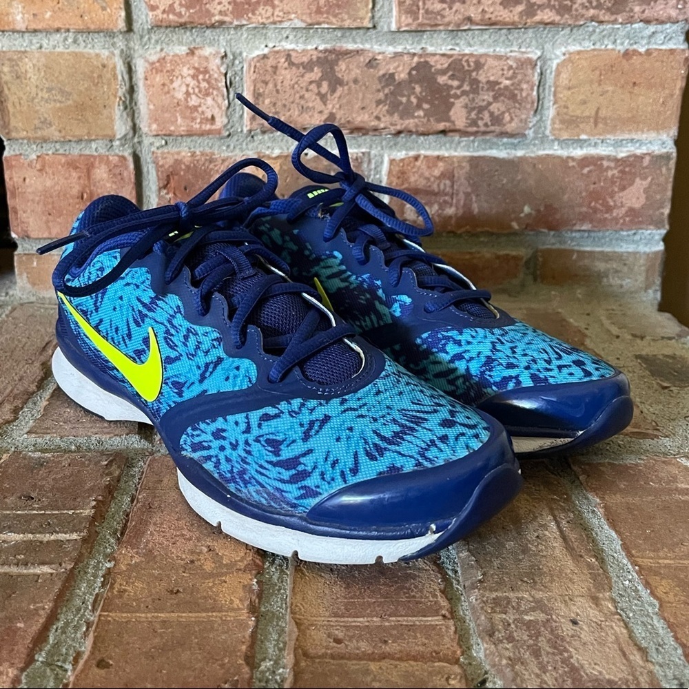 Nike Training Blue Tie Dye Sneakers